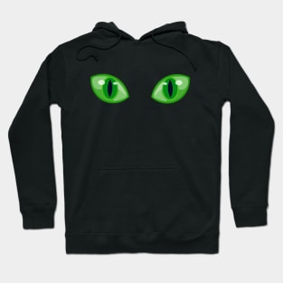 Green Cat Eyes Hoodie